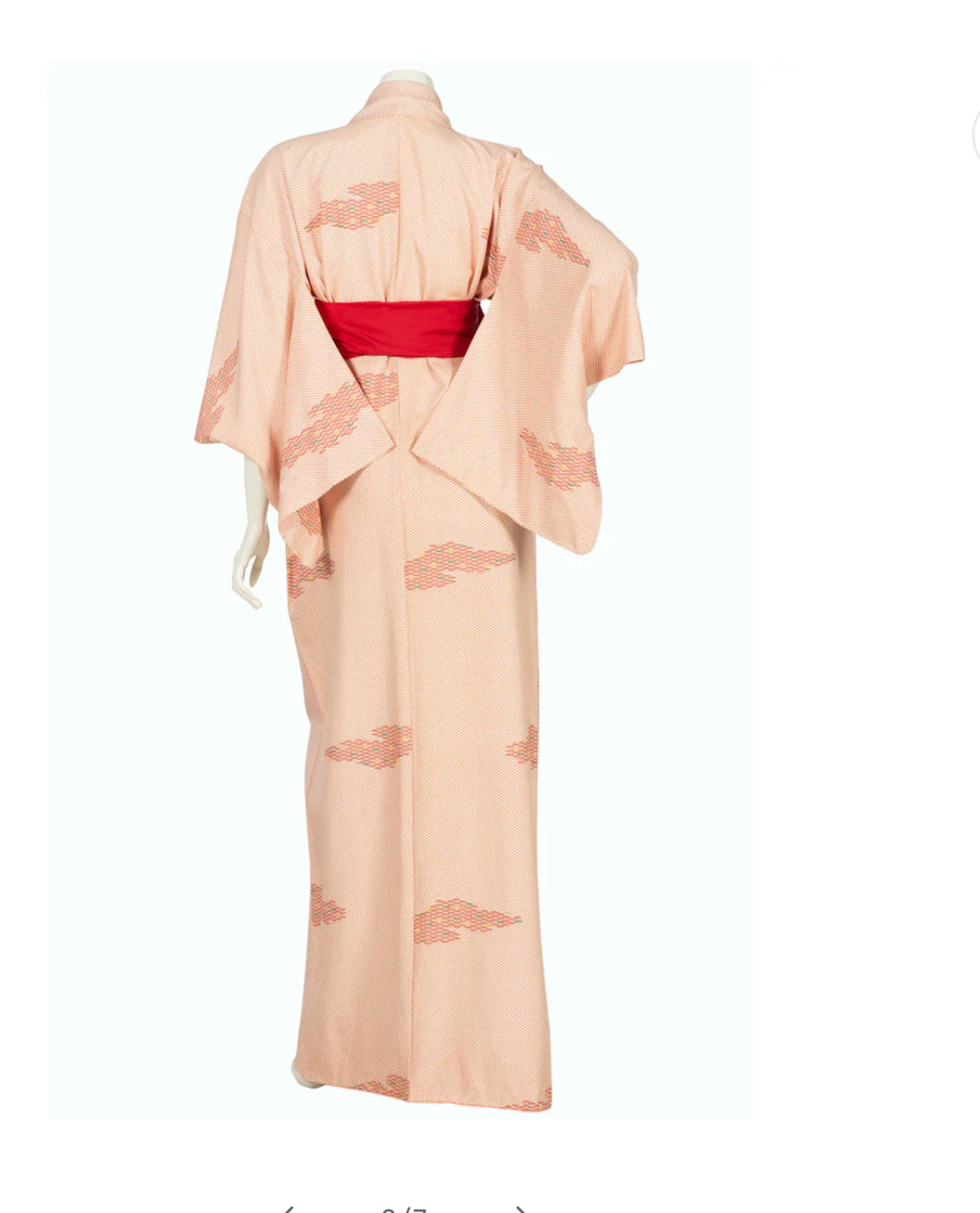 Kannazuki Vintage Silk Japanese Kimono Robe