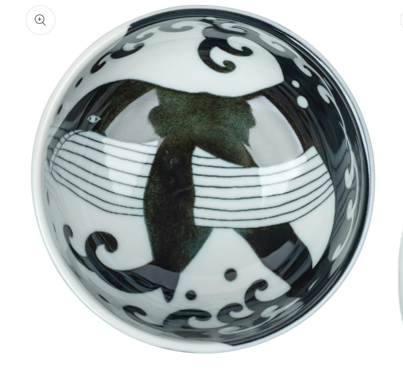 Whale Indigo Blue Small Japanese Bowl