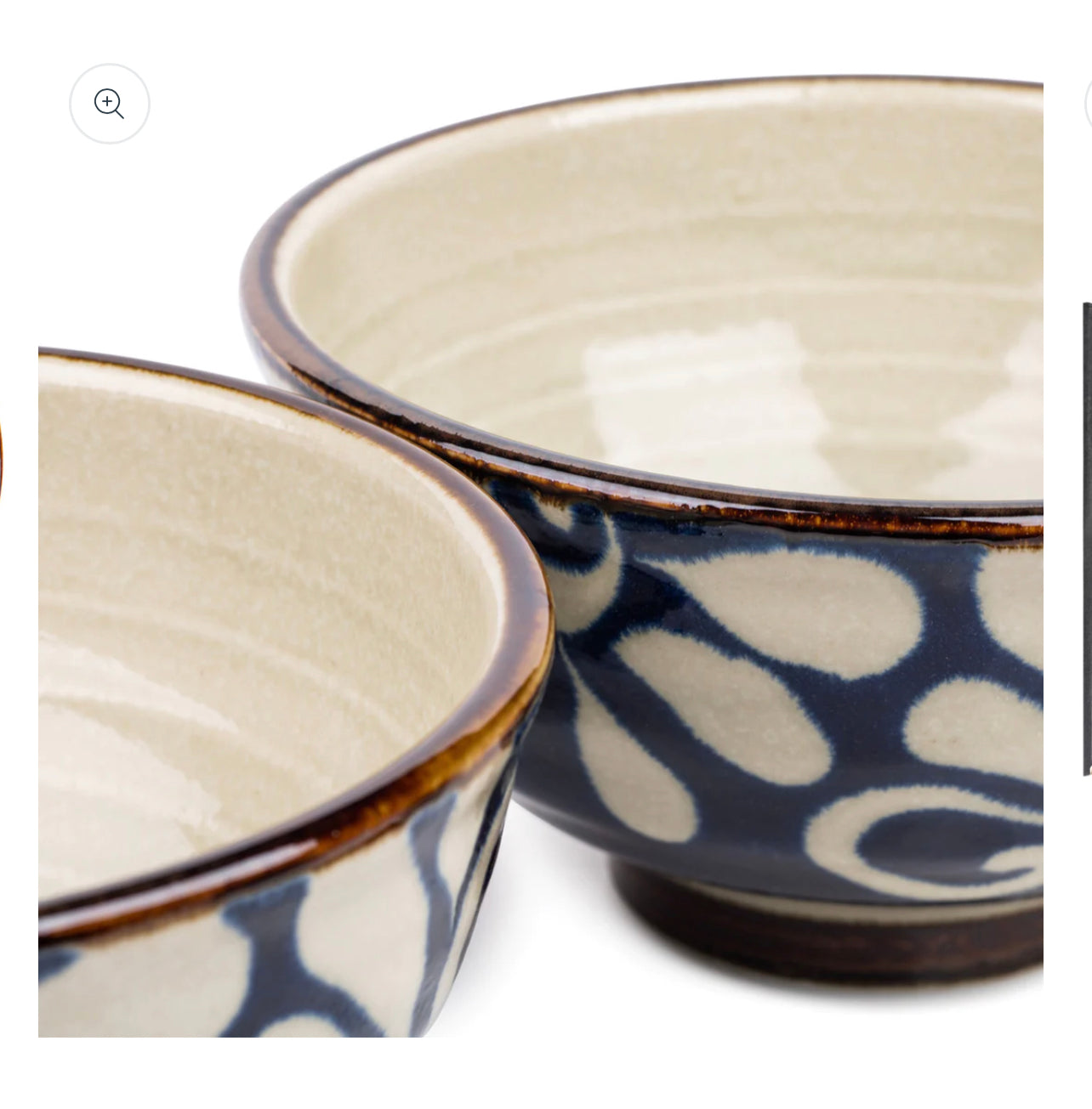Ruri Karakusa Premium Japanese Udon Noodle Bowl Set