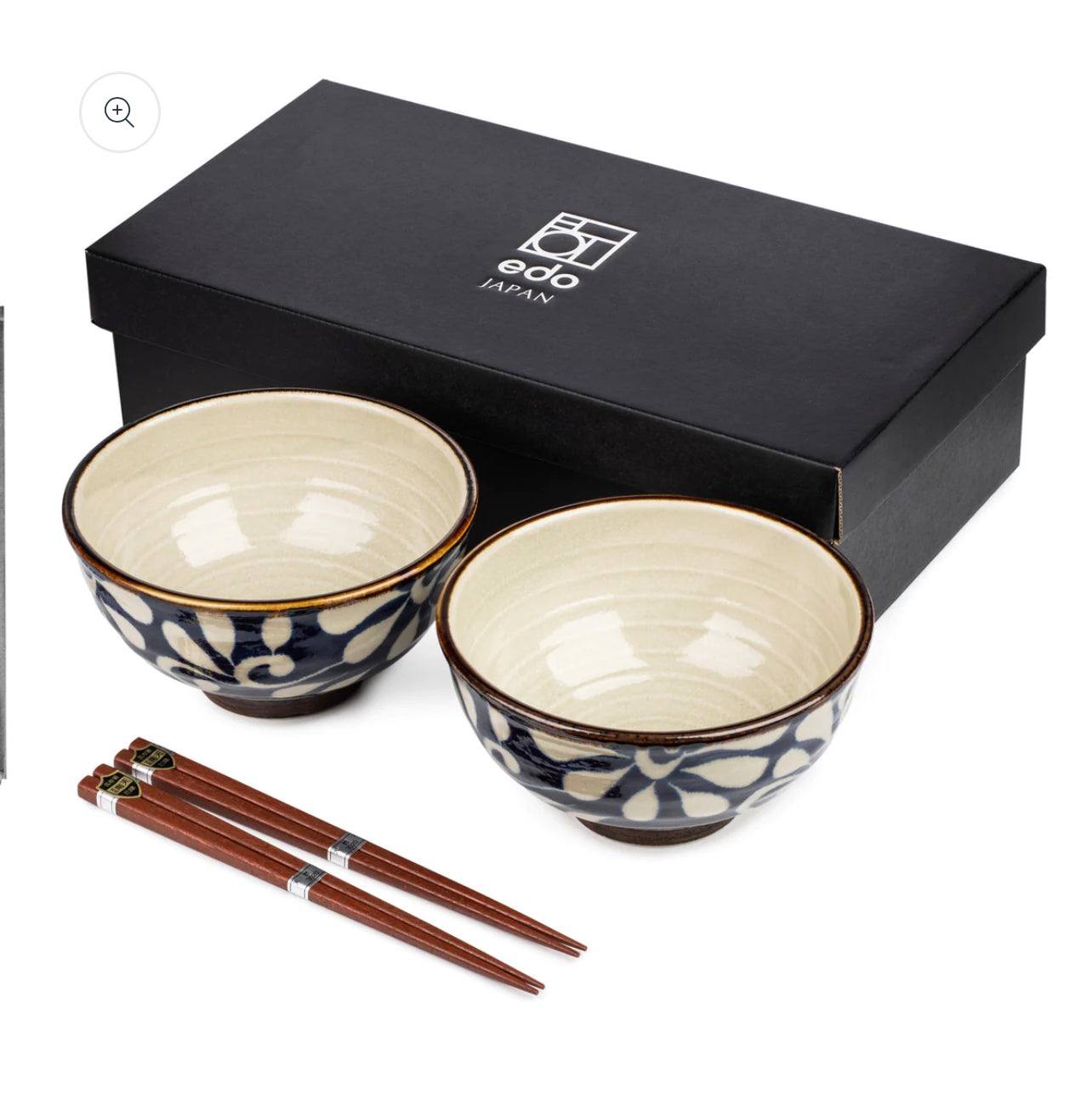 Ruri Karakusa Premium Japanese Udon Noodle Bowl Set