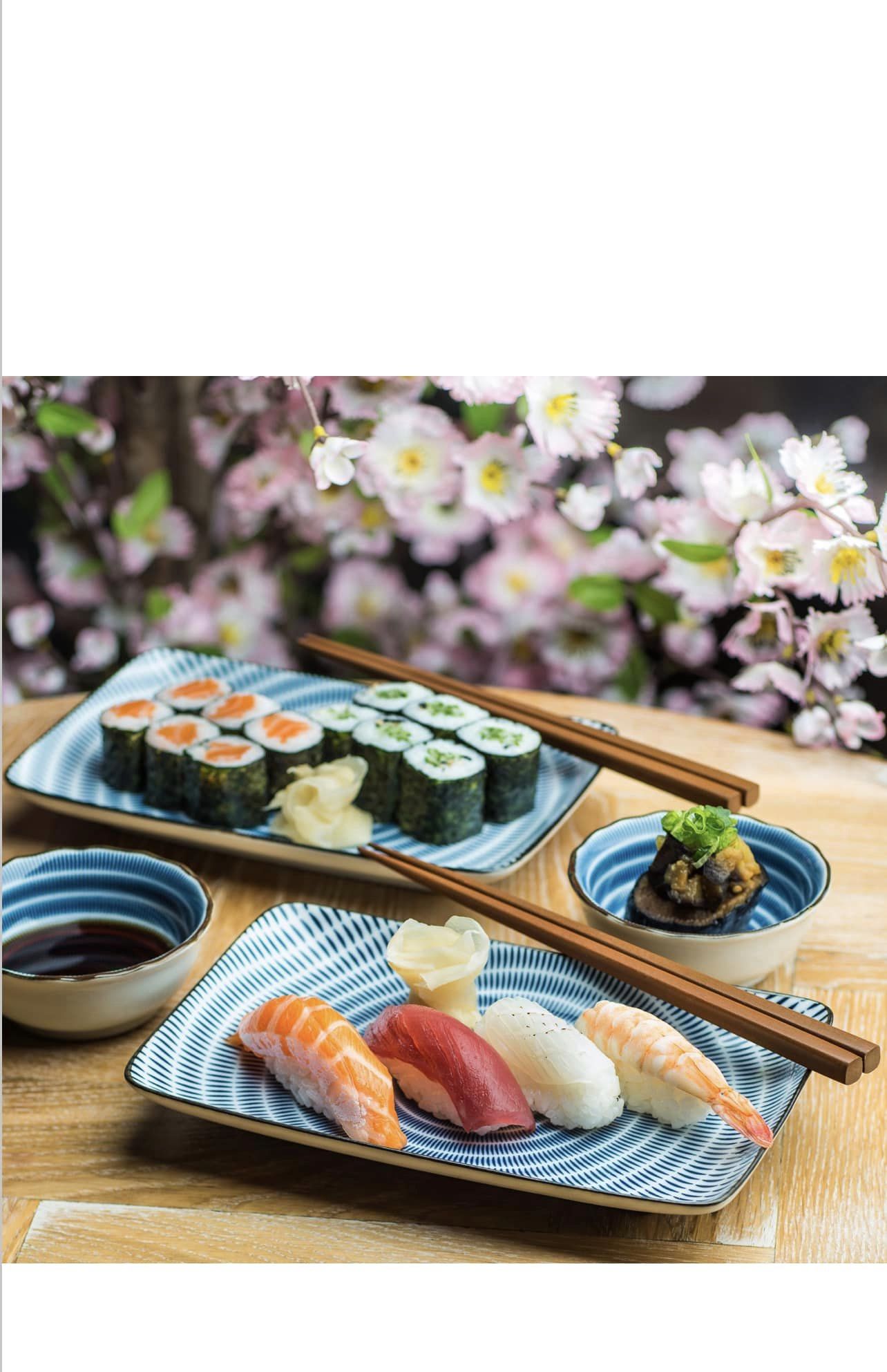 Tochiri 6 pce Japanese sushi set