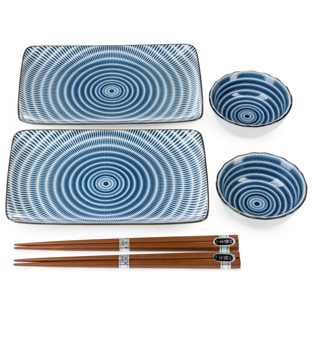 Tochiri 6 pce Japanese sushi set