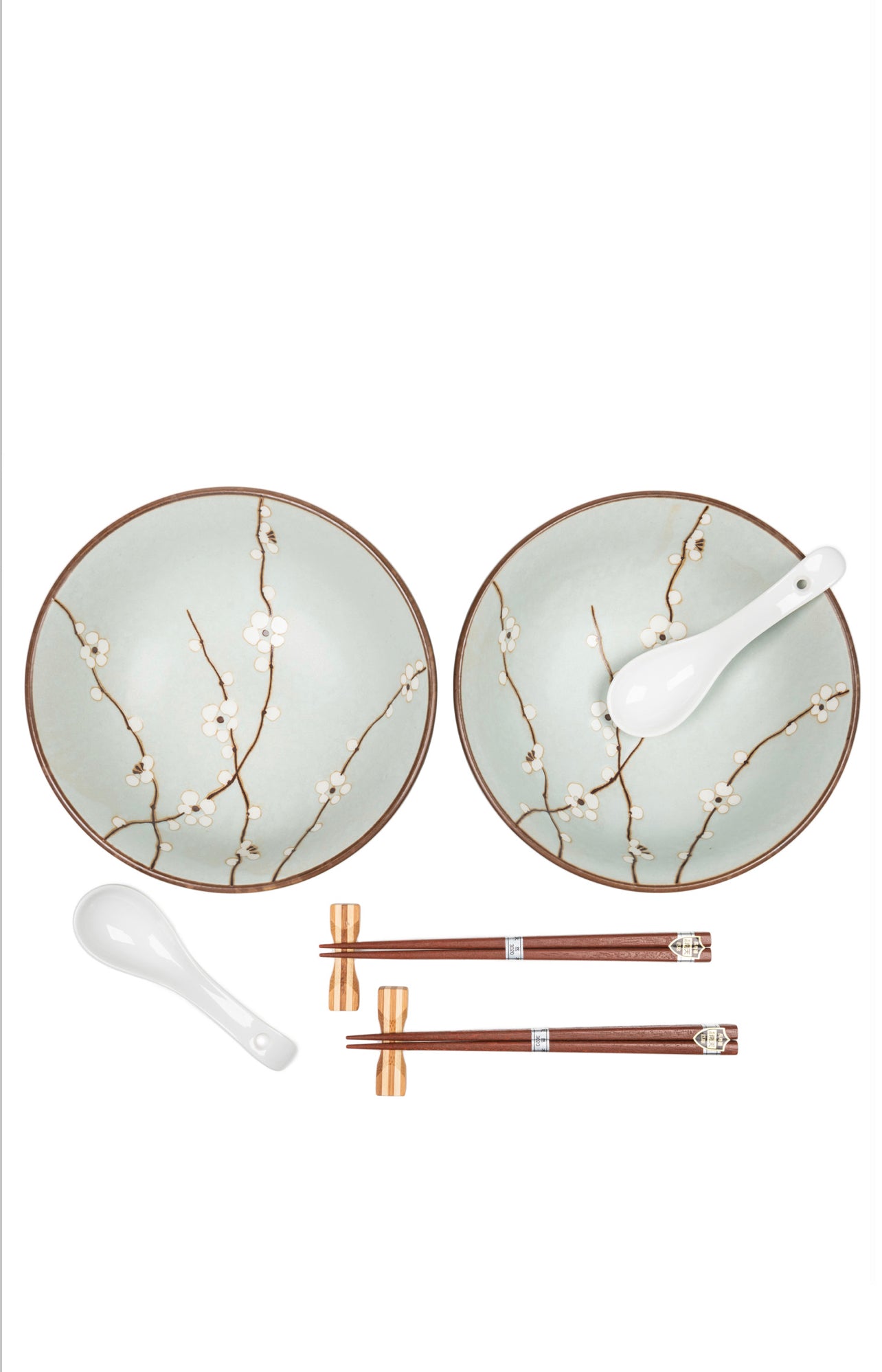 Soushun Cherry Blossom Japanese Ramen Bowl Set