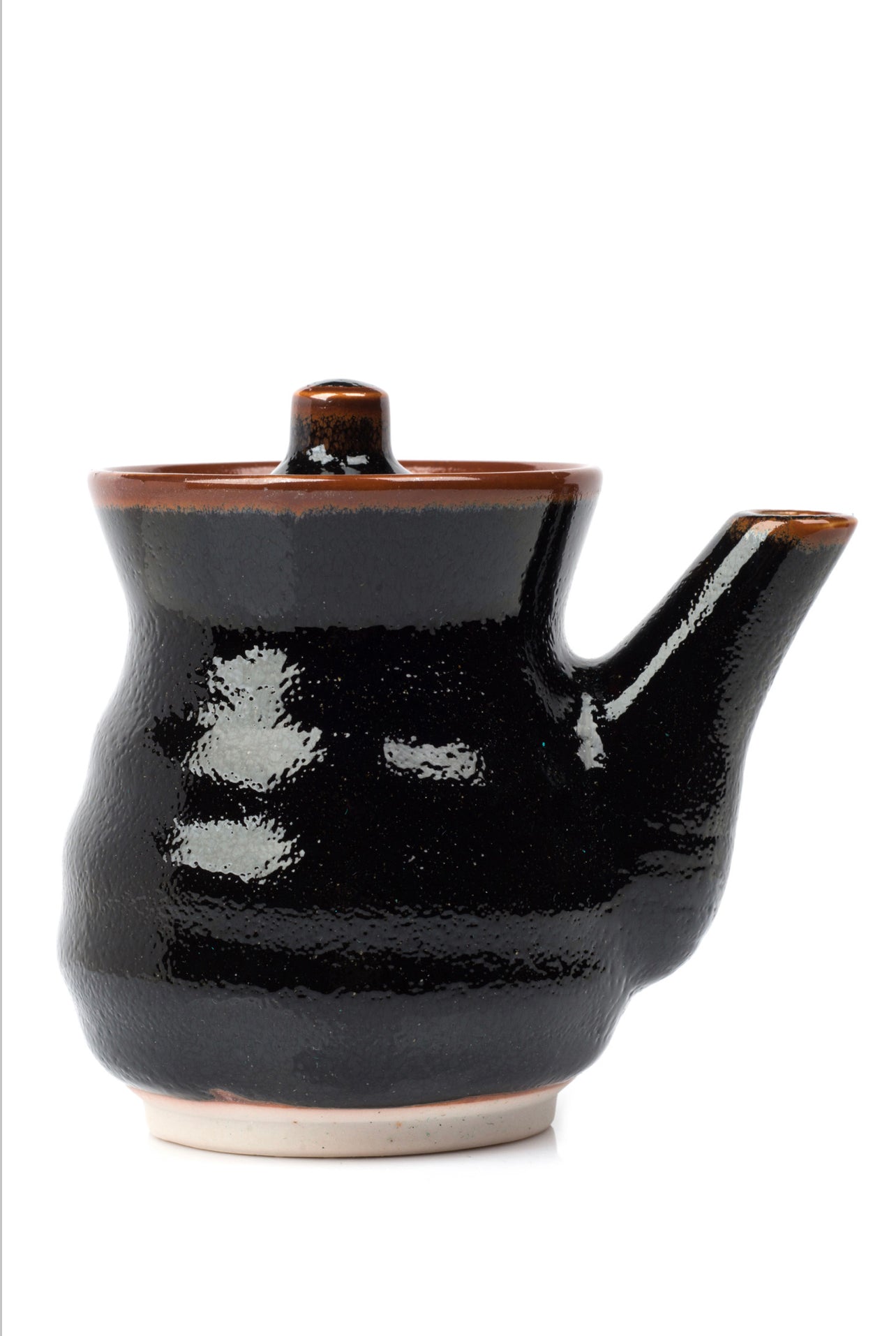 Tenmoku Black Japanese Soy Sauce Pot