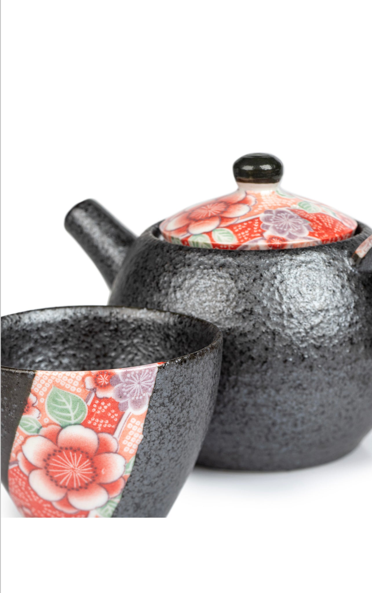 Kyoyuzen Small Japanese Tea Pot Set