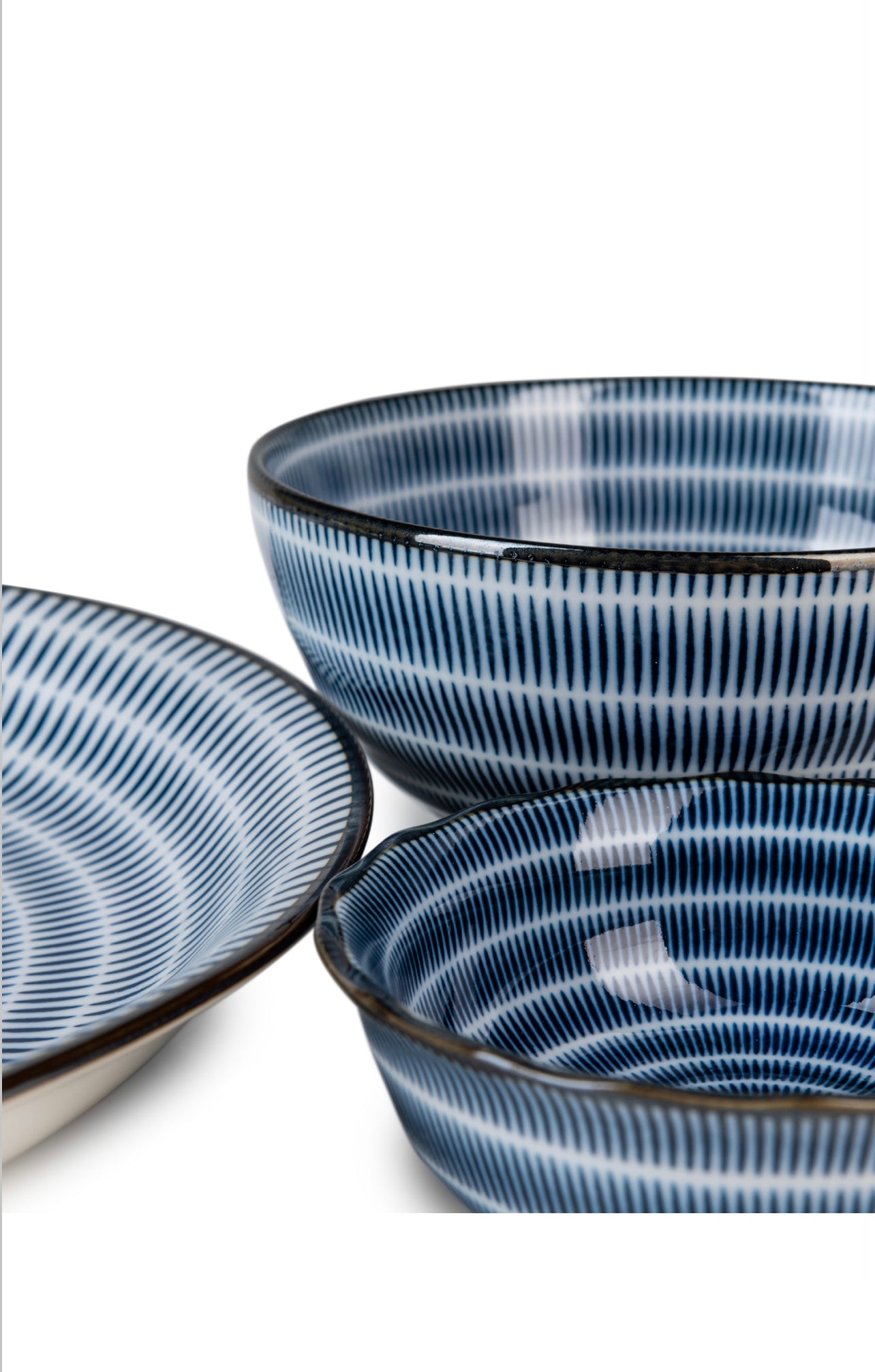 Tochiri Japanese Bowl and Plate Gift Set