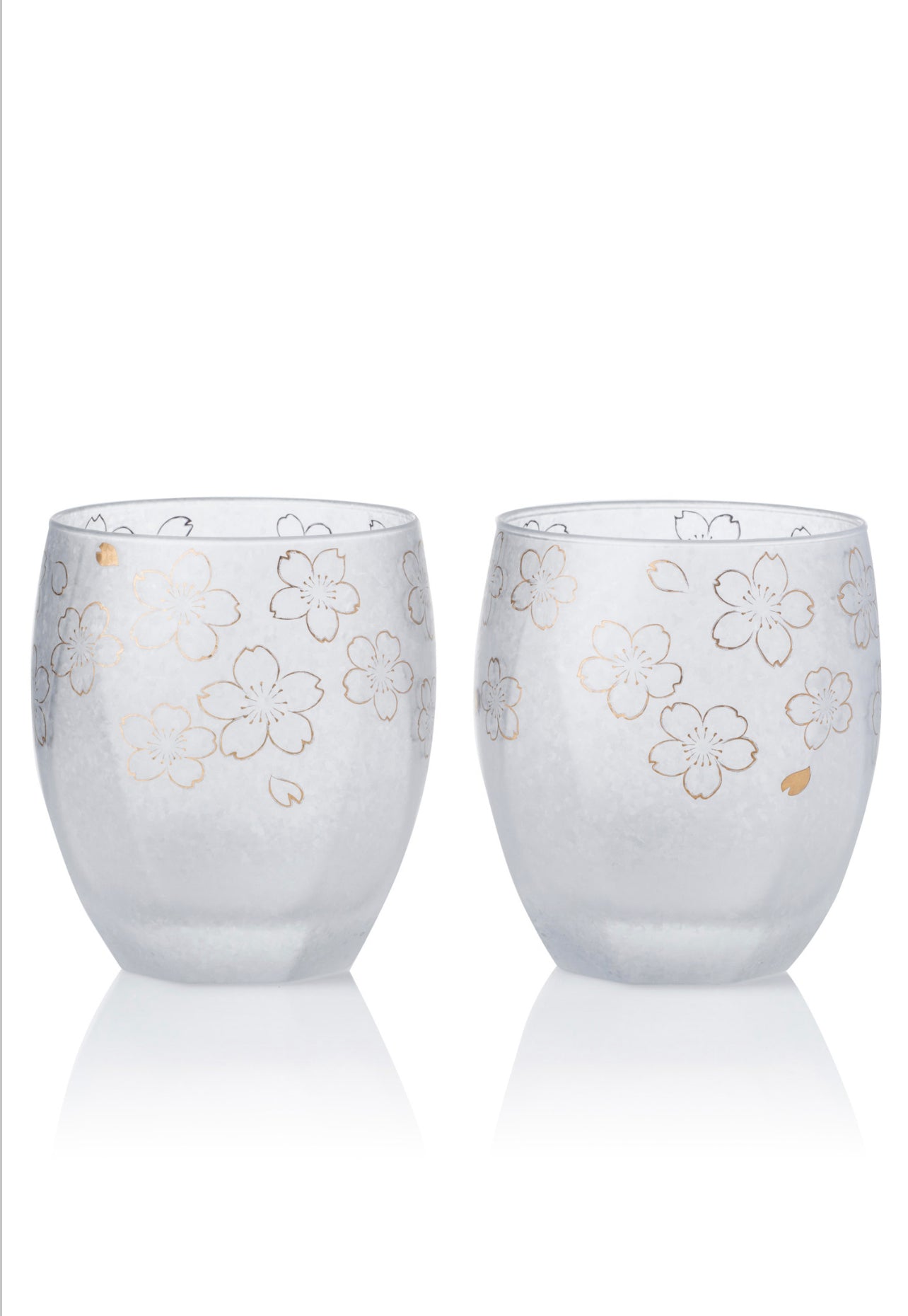Pair of Sakura Premium Japanese Tumblers.