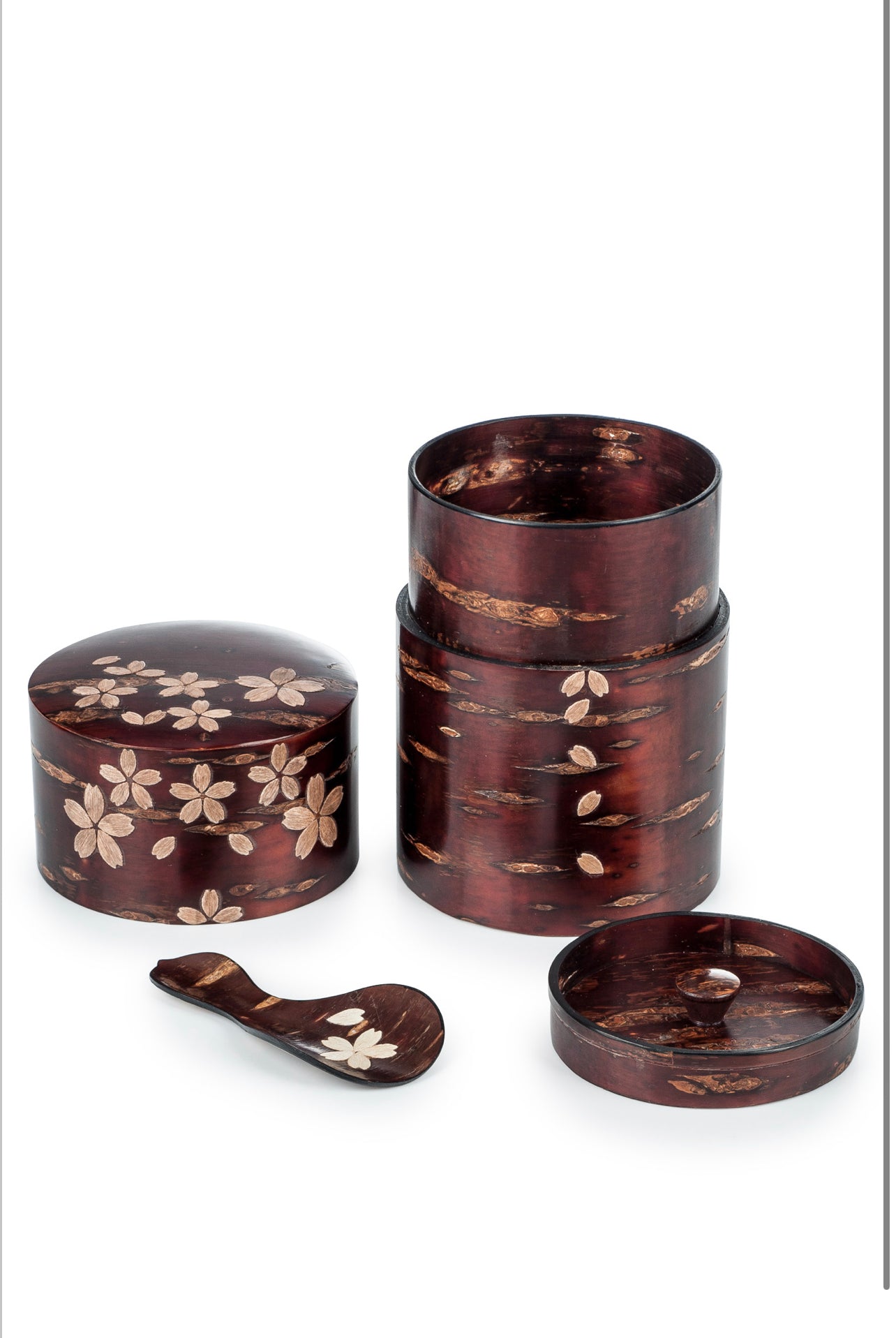 Cherry Bark Handmade Japanese Tea Caddy