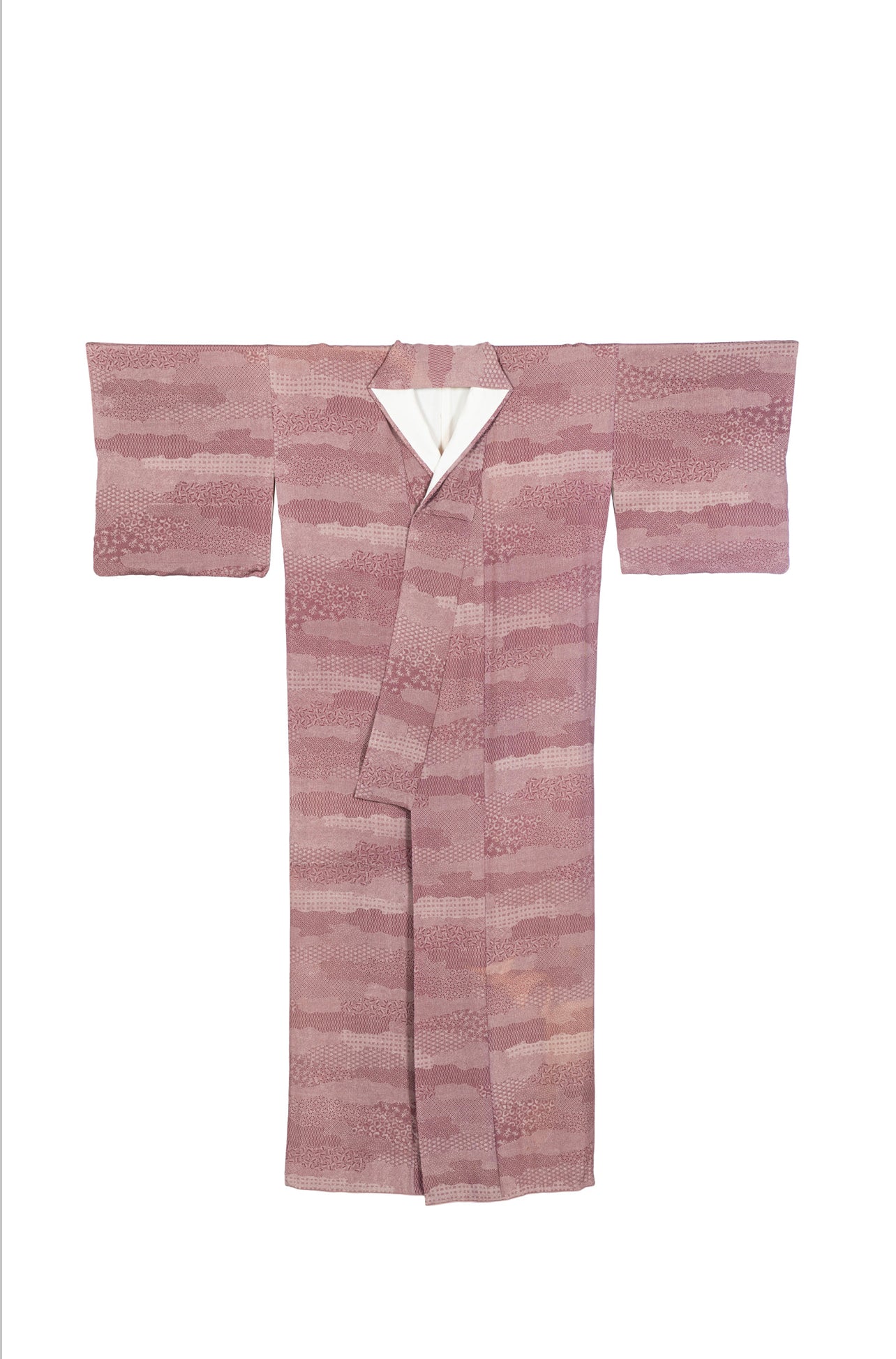 Gokasegawa Antique Japanese Silk Kimono