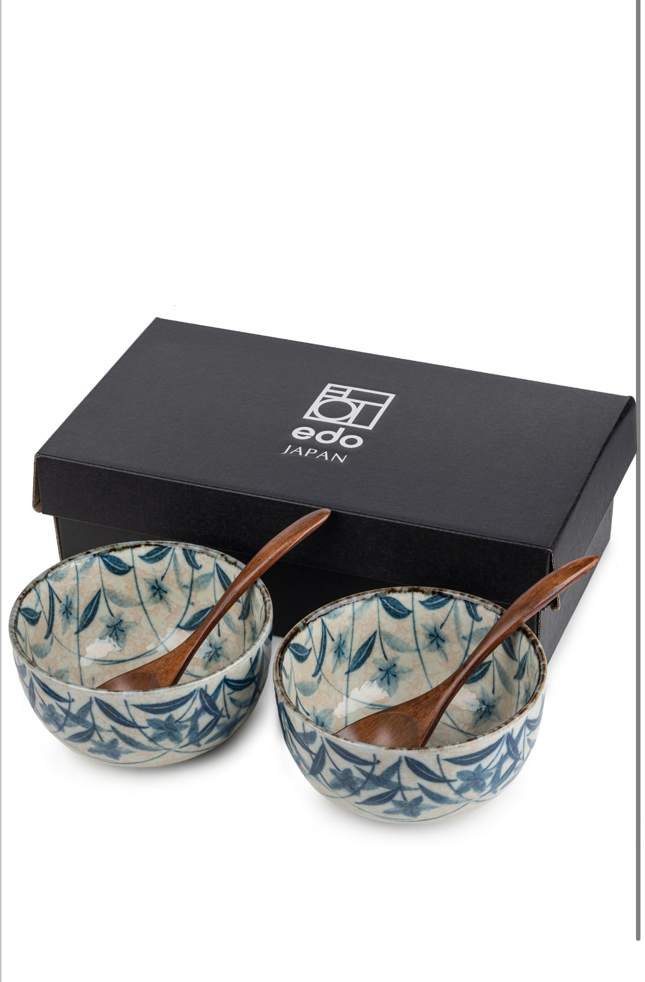 Kikyo Japanese Bowl and Spoon Gift Set