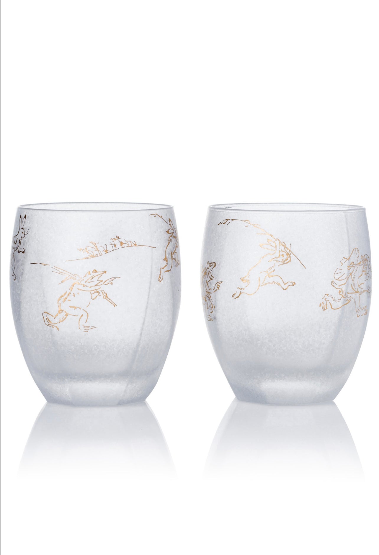 Pair of Choju Giga Premium Japanese Tumbler Glasses.