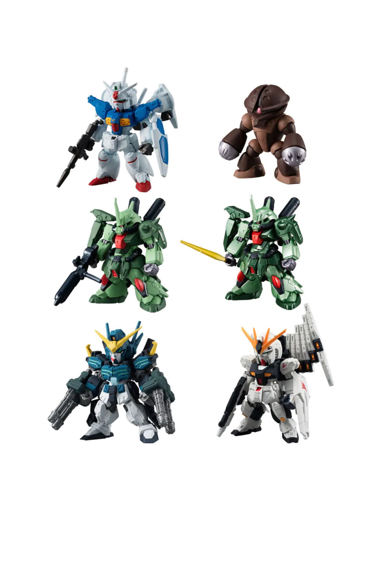 Bandai Gundam Converge 10th Anniversary Selection 2 (Set Of 6