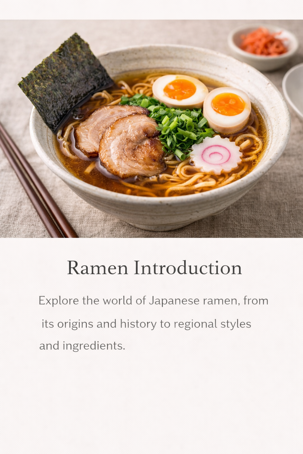 Ramen introduction