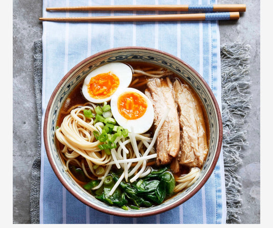 Spicy pork ramen