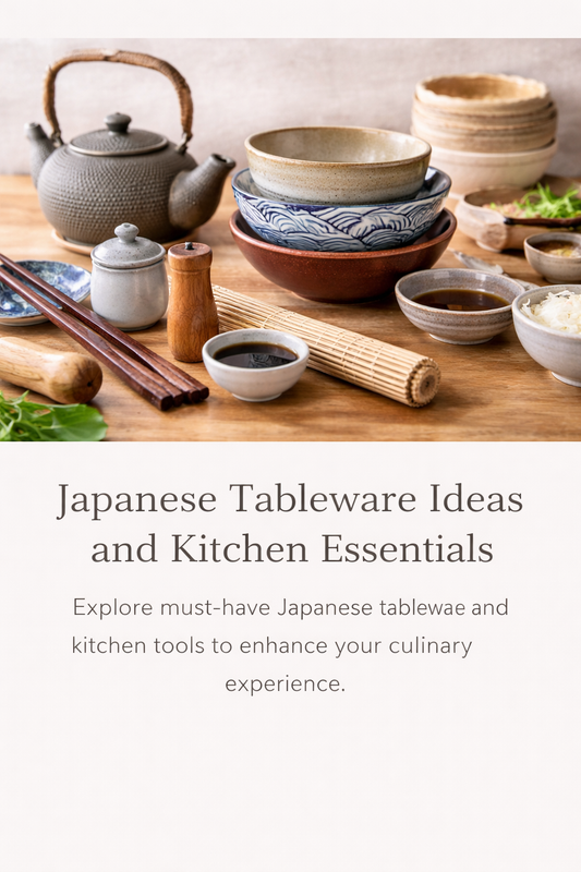 japanese Tableware Ideas and Kitchen Essentials