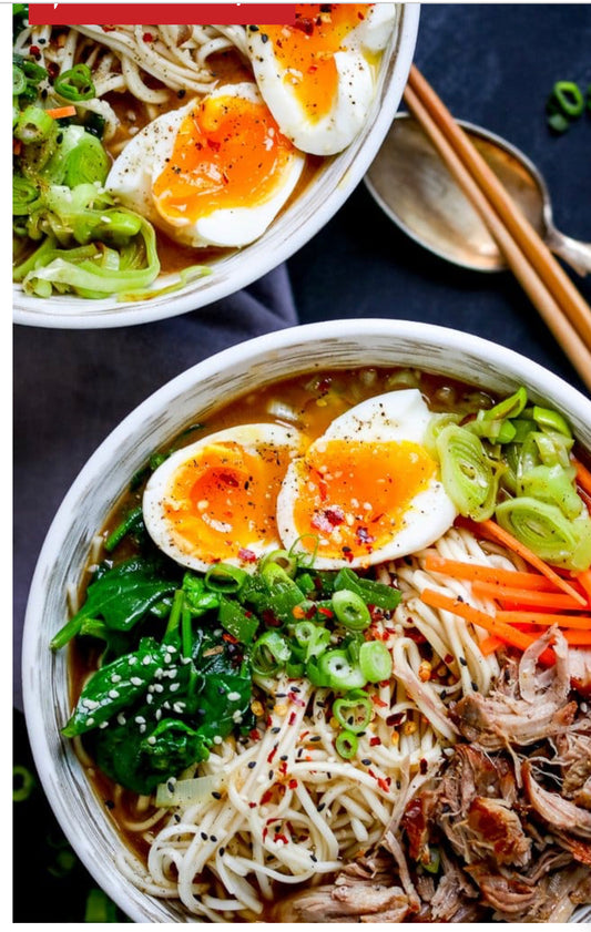 Spicy pork ramen recipe