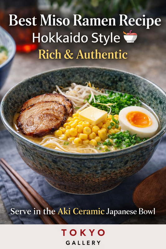 Best Miso Ramen Recipe (Hokkaido Style) | Tokyo Gallery