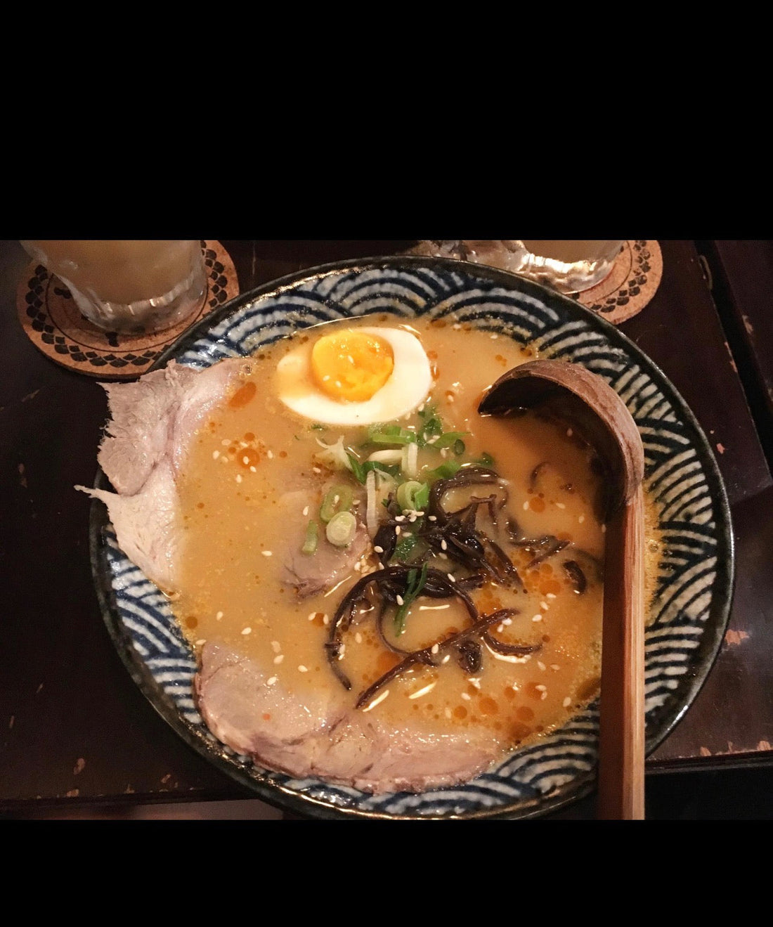 Tonkotsu Ramen Recipe – Served in a Seikaiha Japanese Ramen Bowl