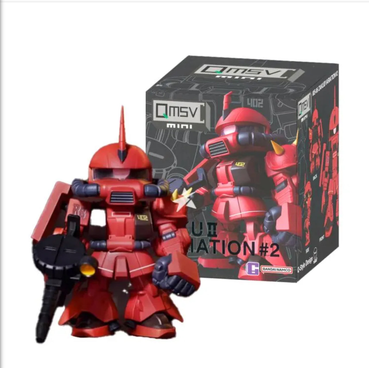 Bandai QMSV Mini MS-06 ZAKUⅡ Variation #2 Figure Blinding Box (Random Character)