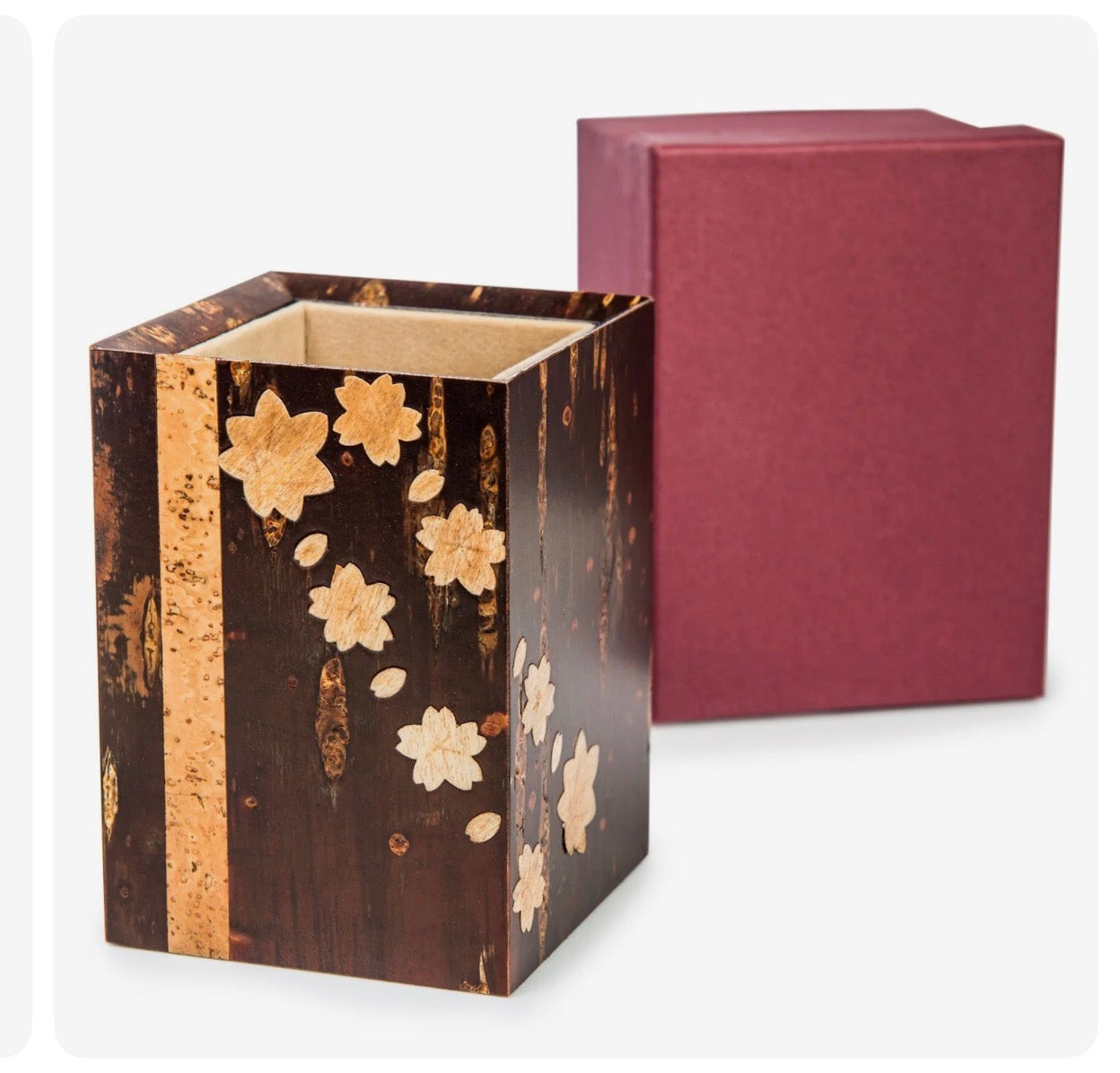 Handmade Cherry Bark Japanese Pen Box