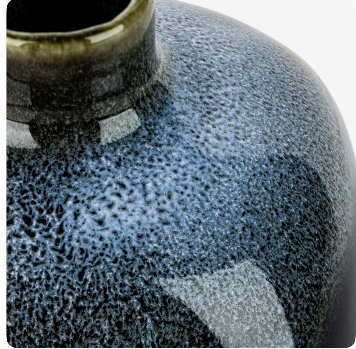 Kuro Oribe Japanese Mini Vase – Handmade Ceramic Vase Made in Japan | Tokyo Gallery