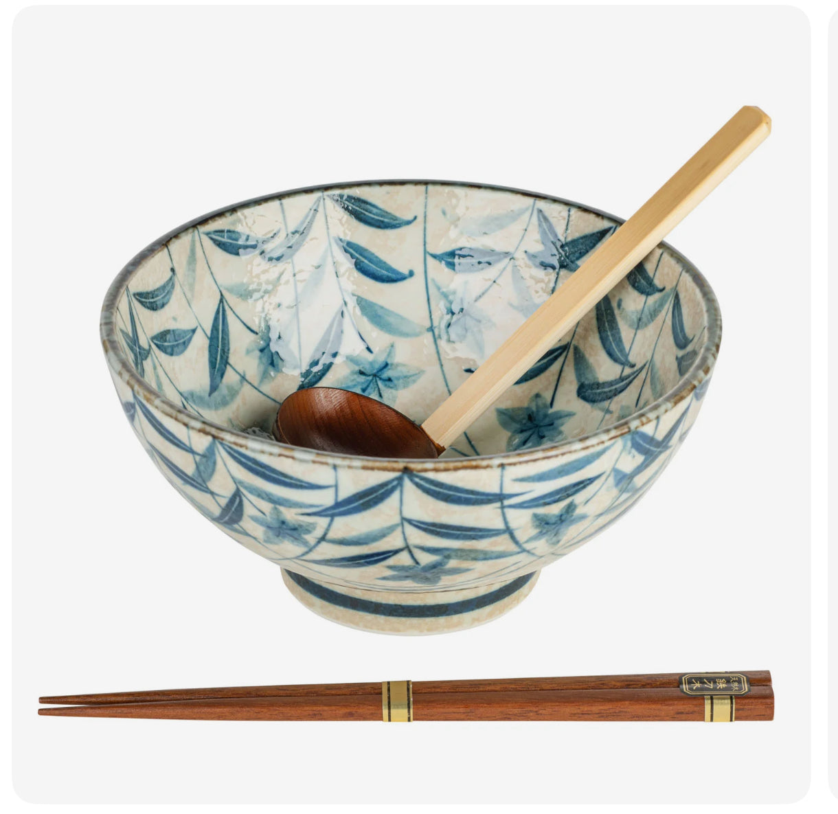Kikyo Japanese Ramen Noodle Bowl Set-Made in Japan