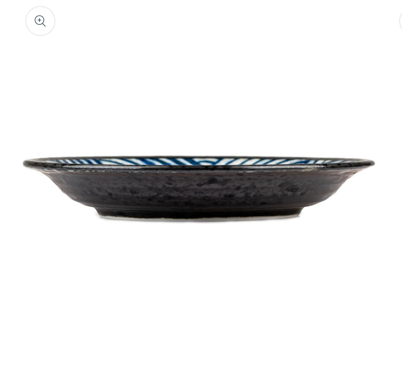 Seikaiha Small Ceramic Japanese Dish
