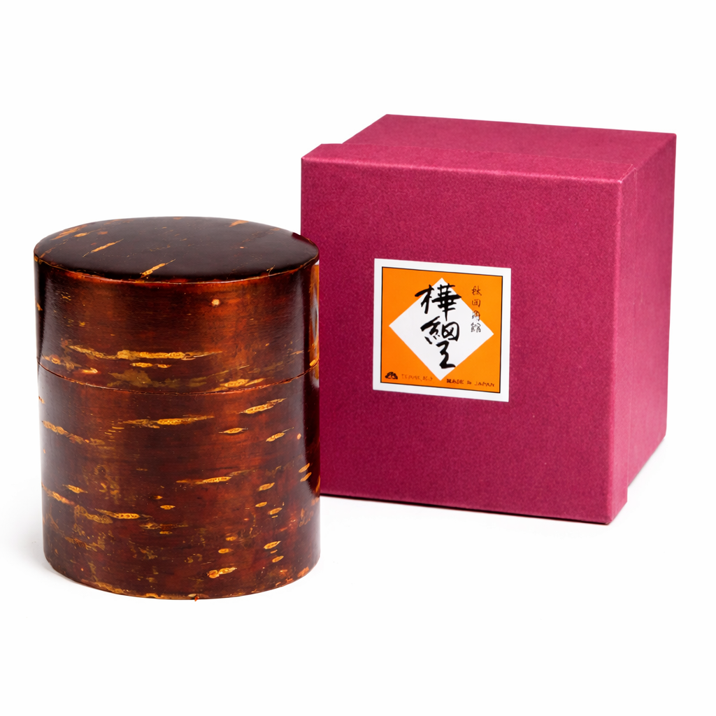 Small Cherry Bark Japanese Tea Caddy