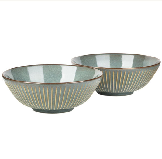 Olive Green Sendan Japanese Noodle Bowl Set(new just arrived)