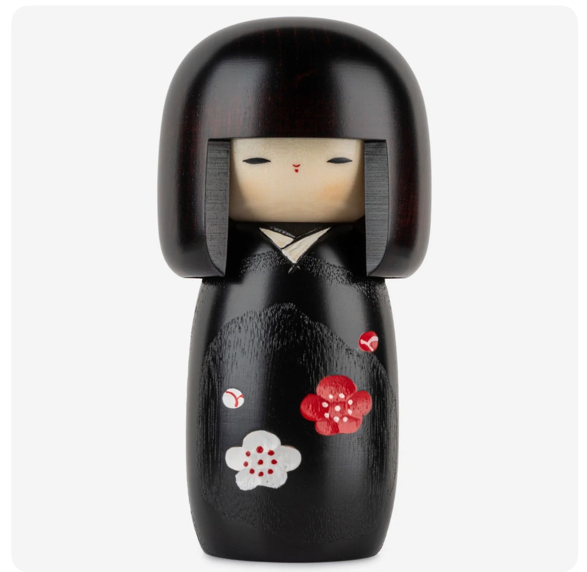 Happiness Flowers Japanese Kokeshi Doll