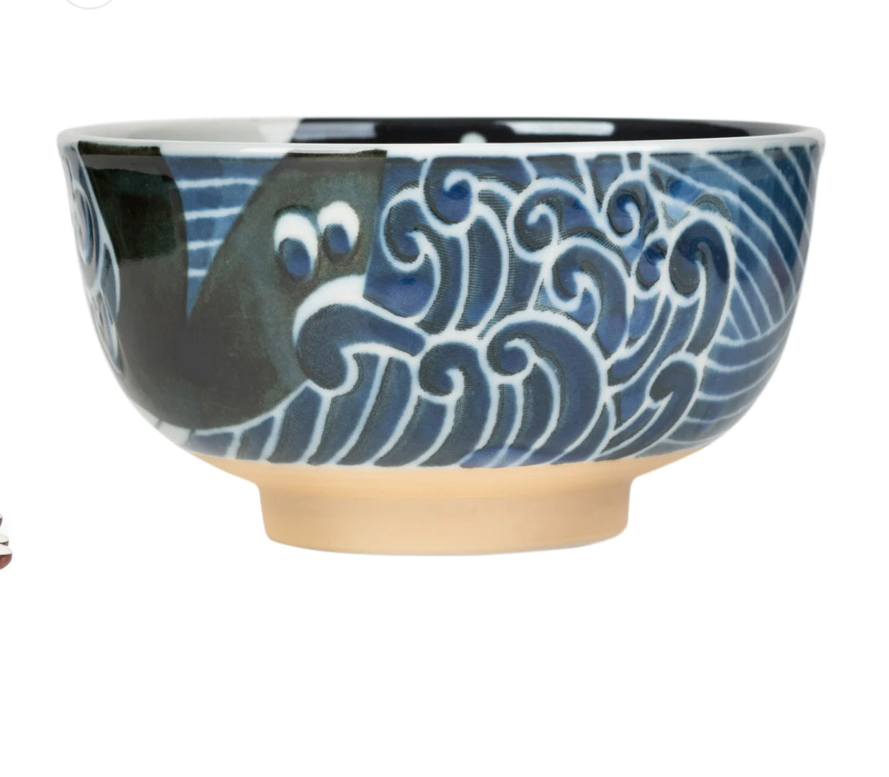 Whale Indigo Blue Small Japanese Bowl Set