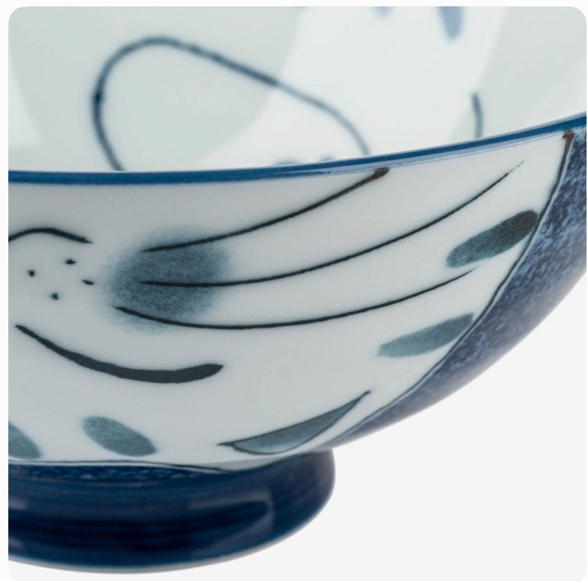 Authentic Blue Tabby Cat Japanese Rice Bowl – Made in Japan | Tokyo Gallery