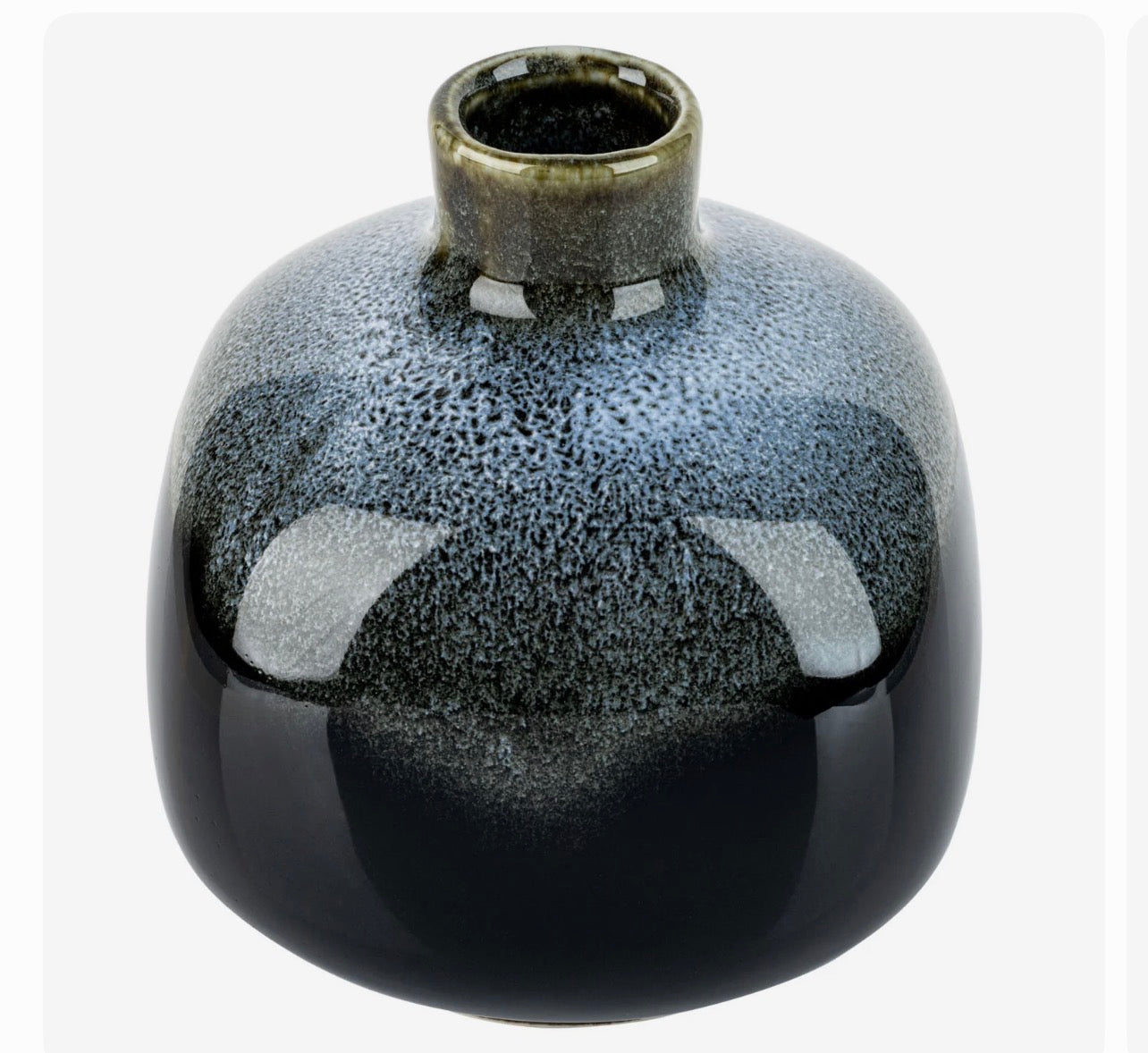 Kuro Oribe Japanese Mini Vase – Handmade Ceramic Vase Made in Japan | Tokyo Gallery