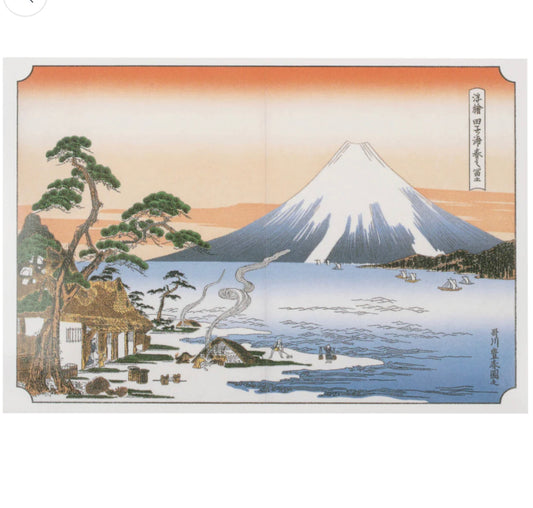 Tago no Ura Mount Fuji Japanese Postcard