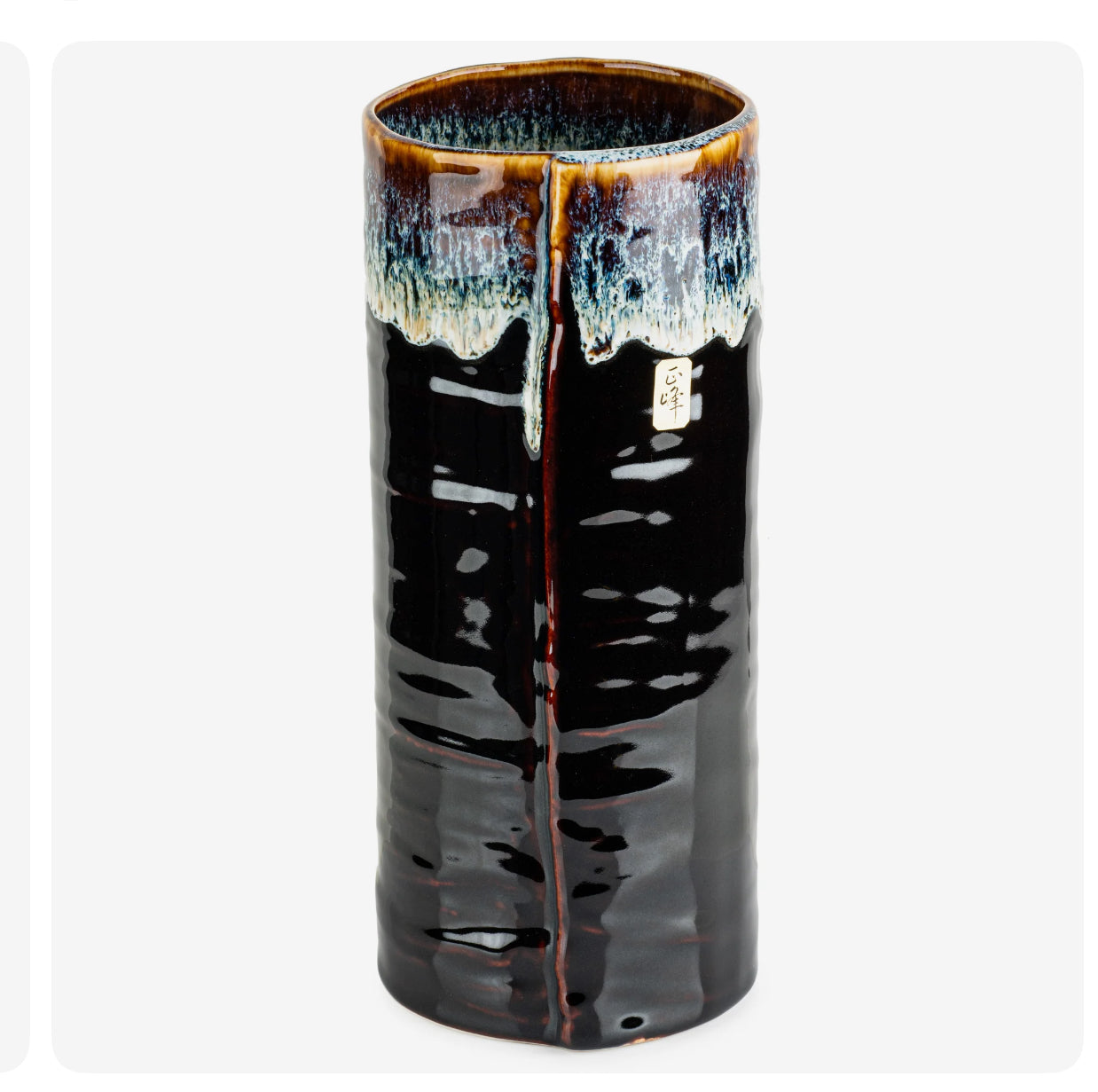 Large Okinawa Ceramic Japanese Vase