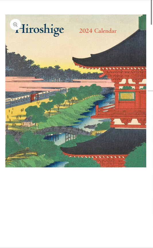 Hiroshige 2024 Japanese Wall Calendar.
