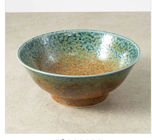 Aki Ceramic Japanese Ramen Bowl