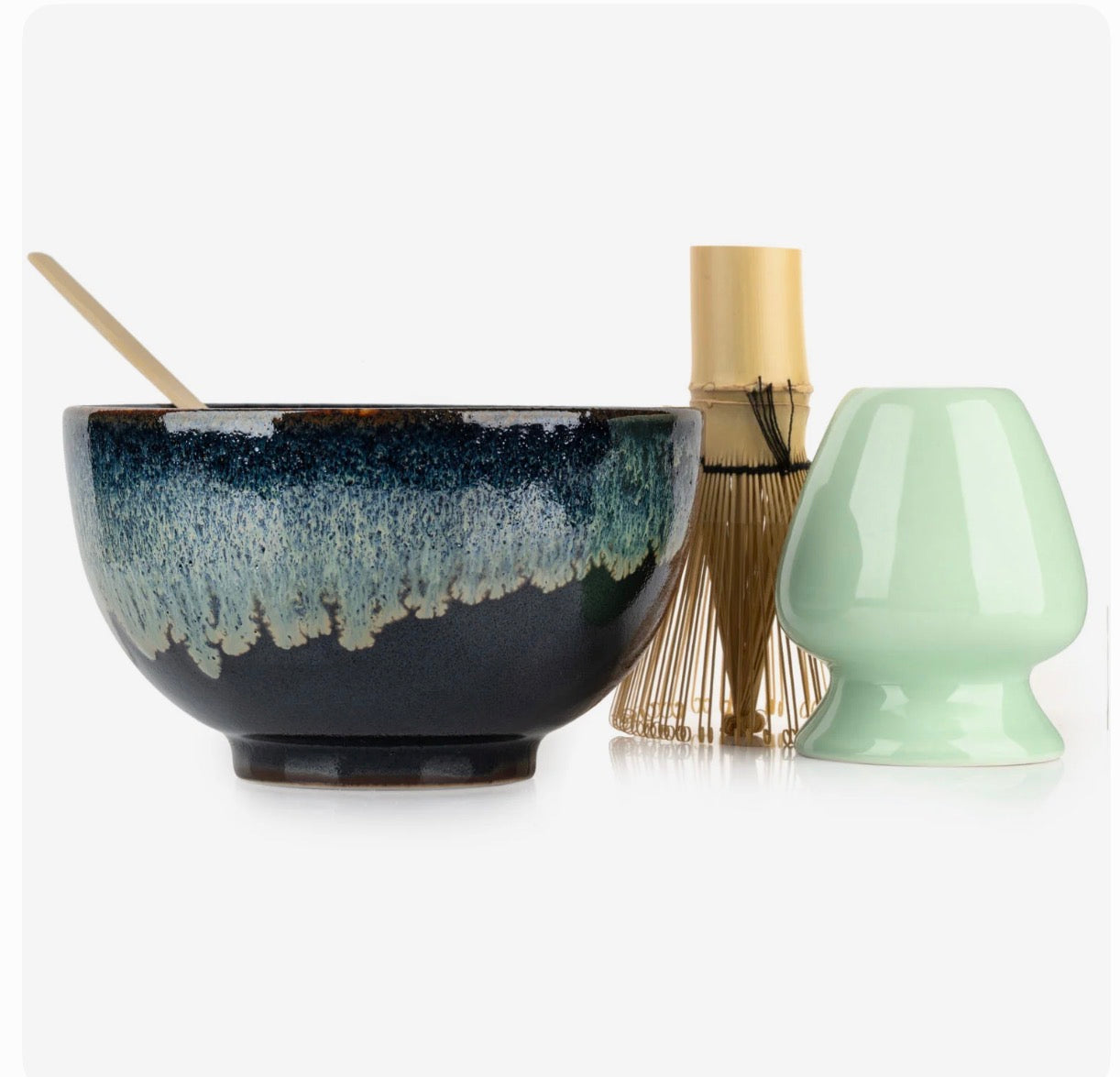 Okinawa Japanese Matcha Tea Bowl Gift Set.