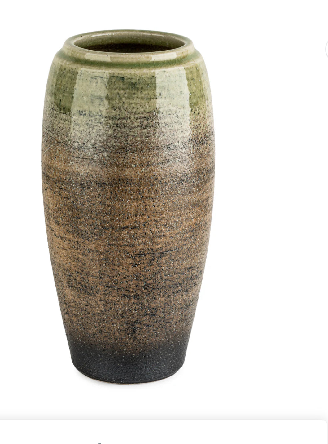 Gold Plum Japanese Ceramic Vase