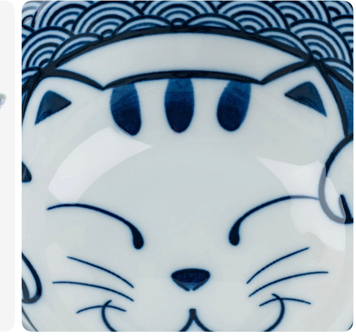 Lucky Cat Ceramic Japanese Tayou Bowl