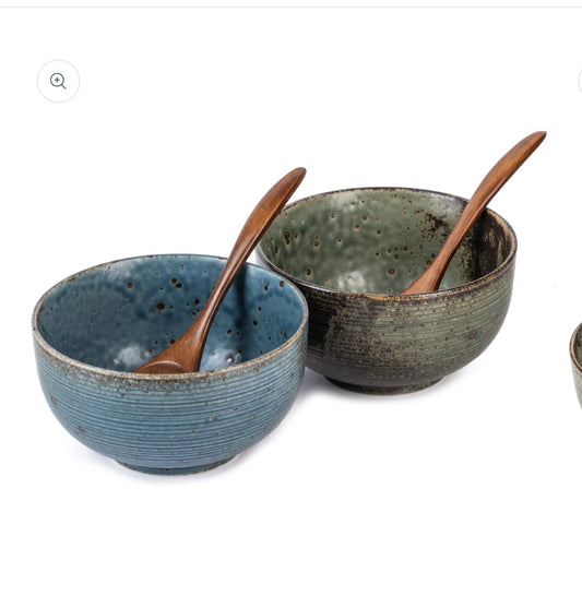 Wabi Sabi Premium Small Japanese Bowl Set