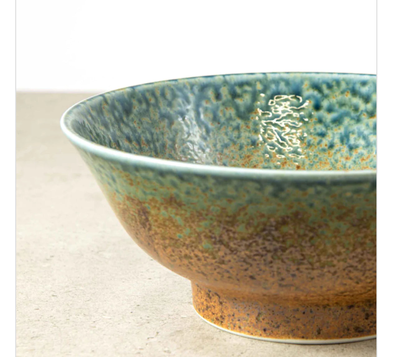 Aki Ceramic Japanese Ramen Bowl