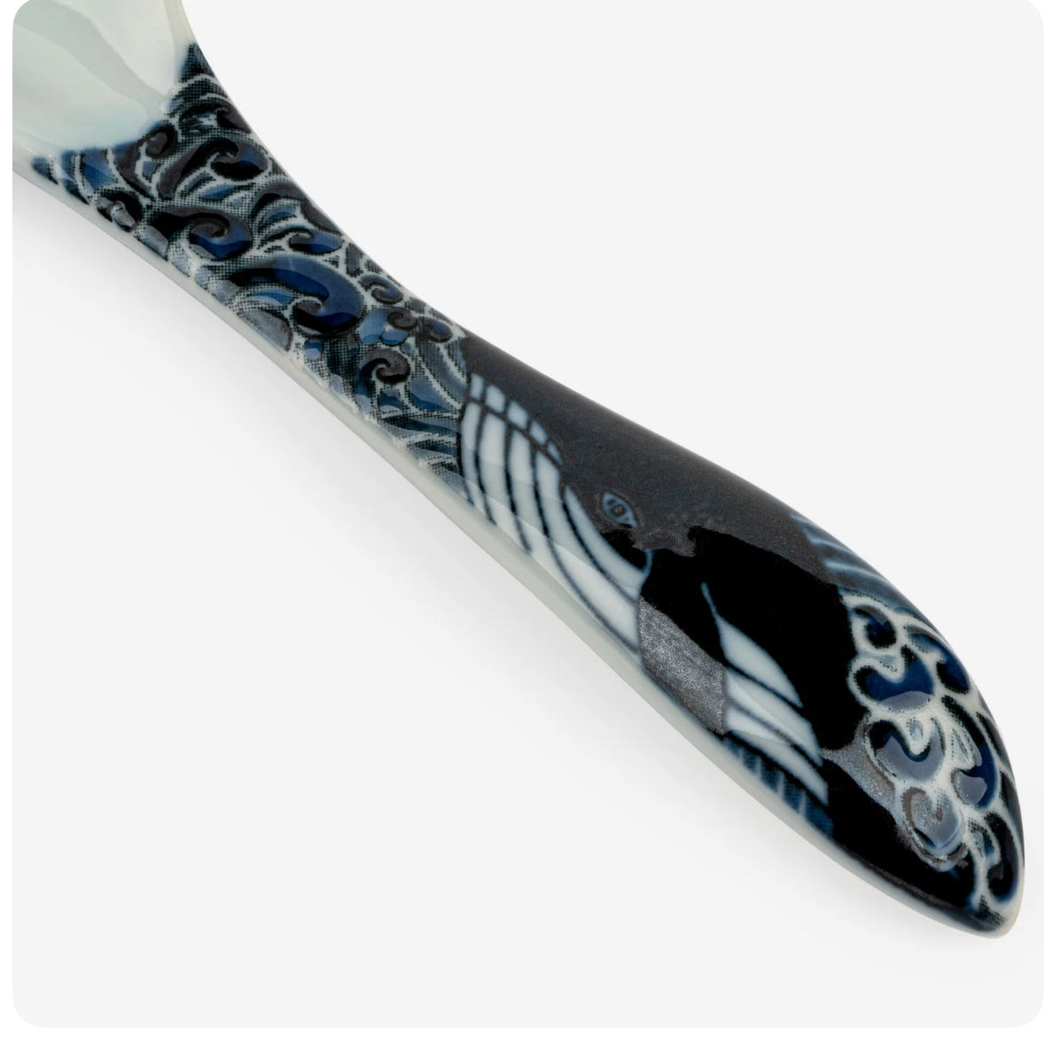 Indigo Blue Whale Premium Japanese Soup Spoon