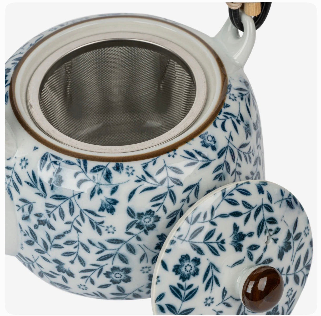 Japanese Wildflower Tea Set – Made in Japan Ceramic Teapot & Cups