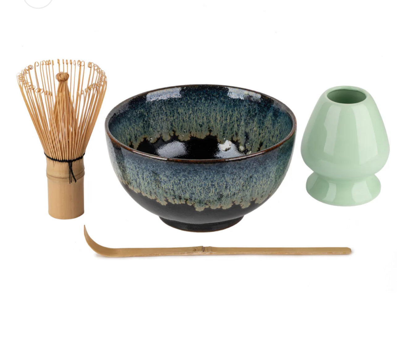 Okinawa Japanese Matcha Tea Bowl Gift Set.