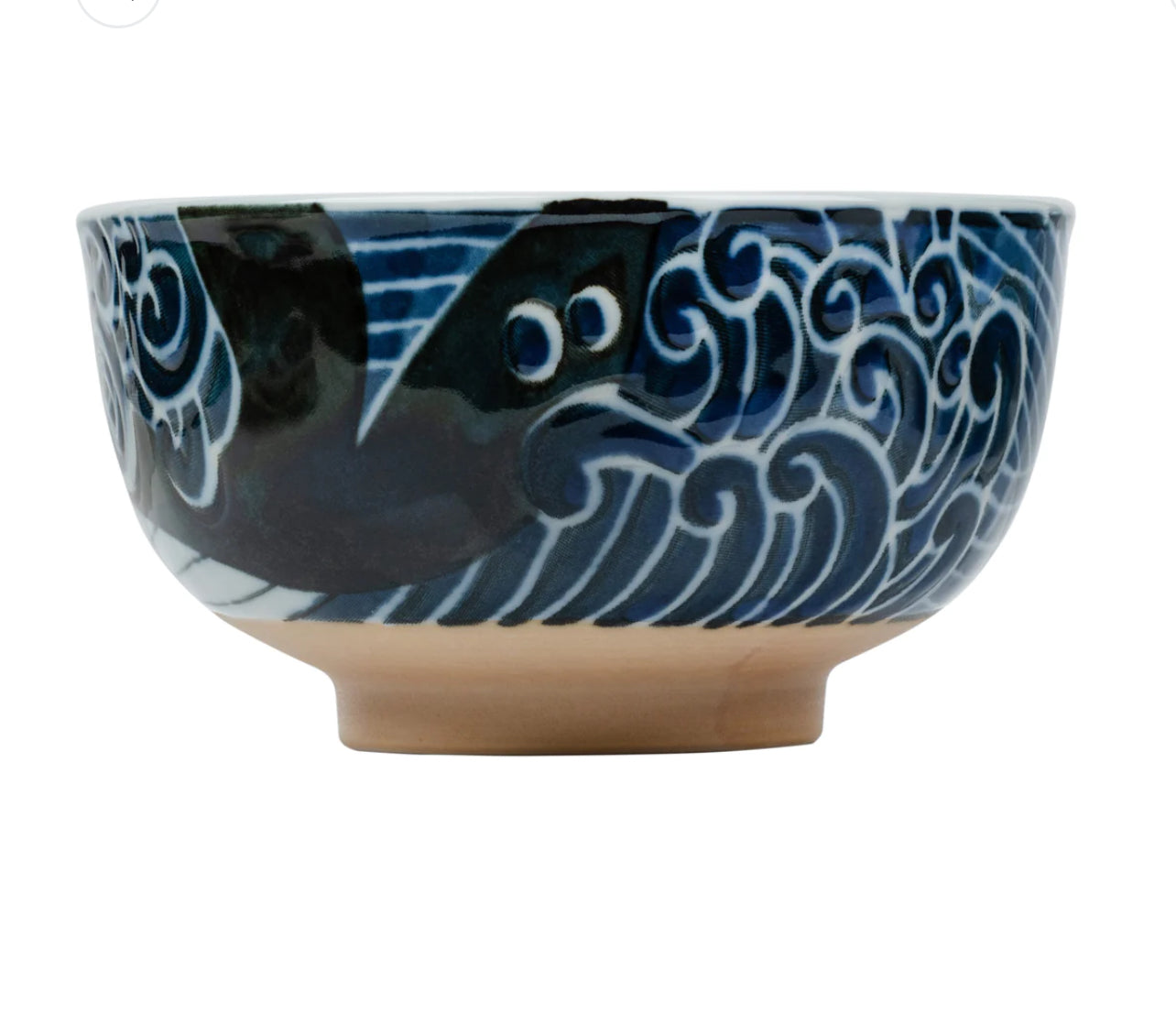 Whale Indigo Blue Small Japanese Bowl