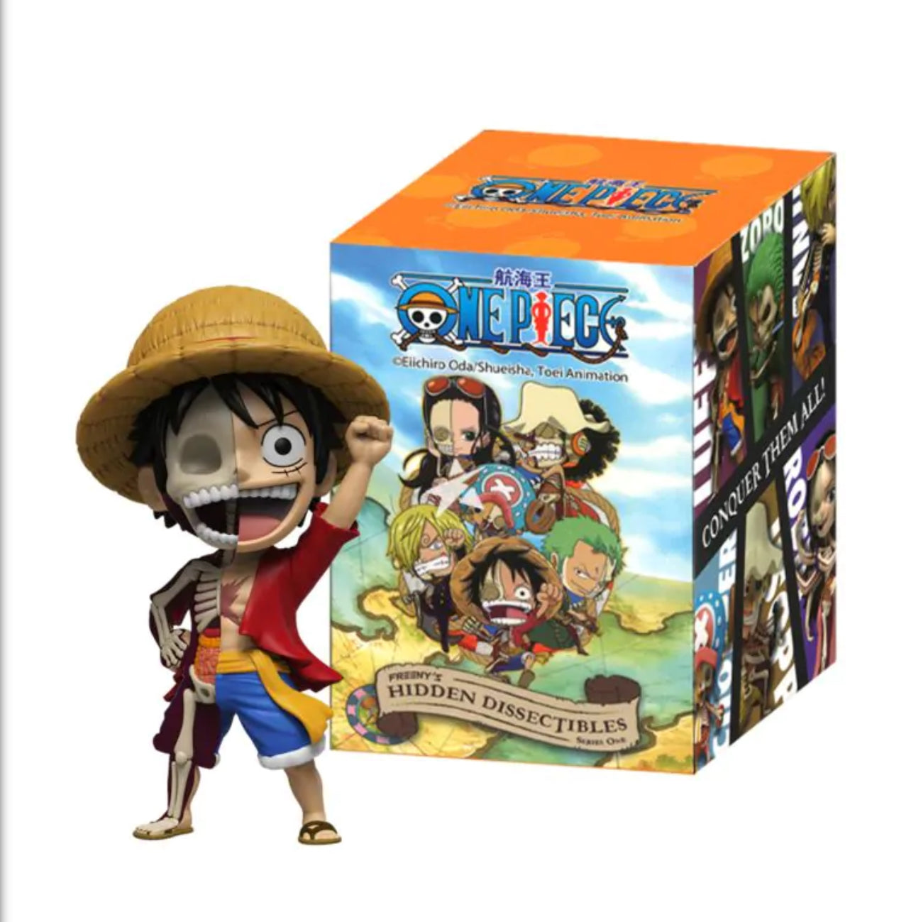 MIGHTY JAXX Freeny's Hidden Dissectibles: One Piece Series 01 (Random Character) Tray Of 12