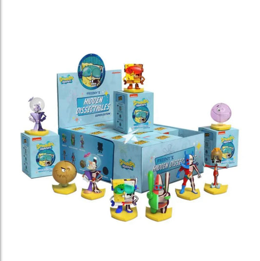 MIGHTY JAXX Freeny’s Hidden Dissectibles : Spongebob Squarepants Series 04 Super Edition (Random Character) Tray Of 12