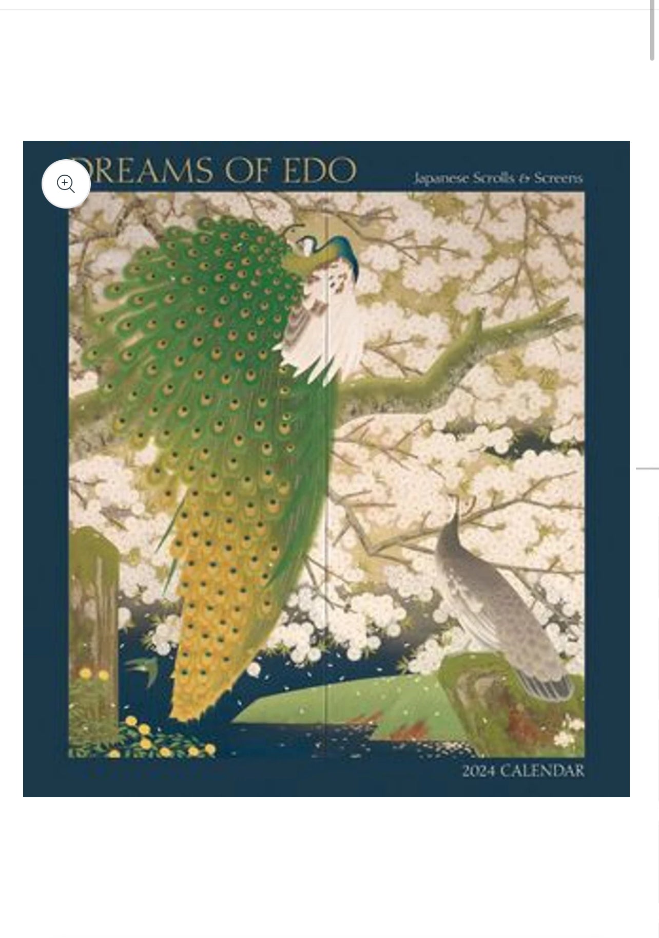 Dreams of Edo Scrolls and Screens 2024 Japanese Calendar