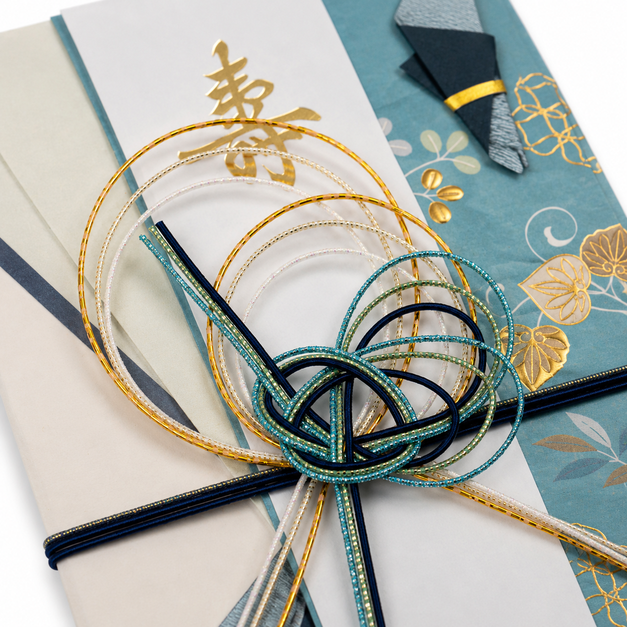 Itsuki Blue Knot Japanese Shugi Bukuro Gift Envelope | Made in Japan